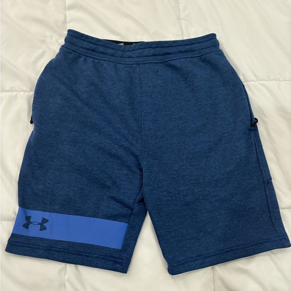 Under Armour Men’s Tech Terry Medium Blue Shorts